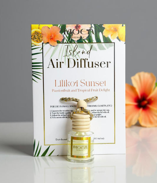 Lilikoʻi Sunset- Island Air Diffuser – Passion Fruit and Tropical Fruit Delight | Hawaiian Car Freshener