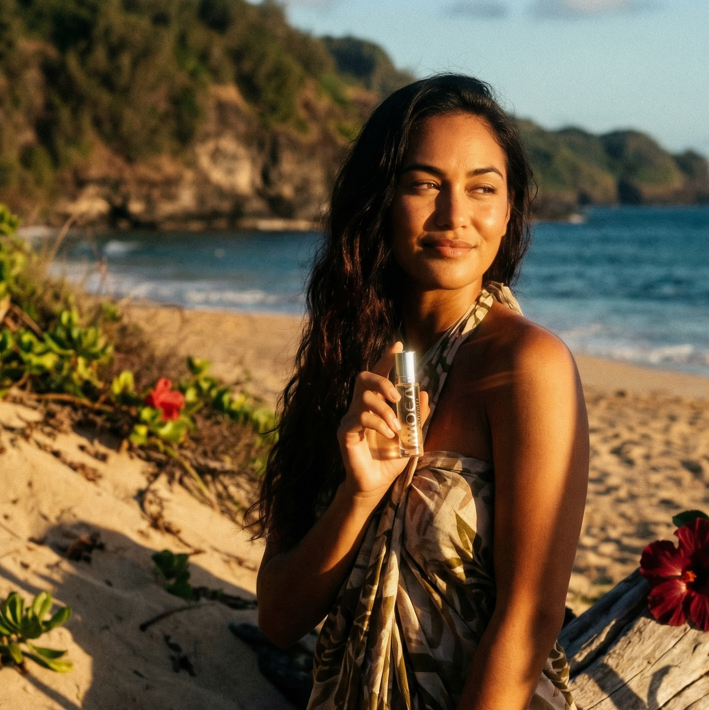 Hawaiian Perfume Roller Moea Looking At Ocean Moana