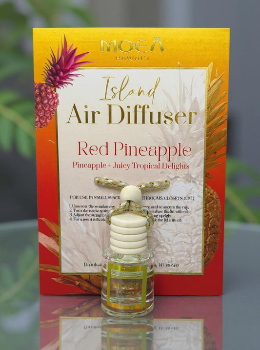 Red Pineapple Island Air Diffuser – Red Pineapple Scent | Hawaiian Car Freshener