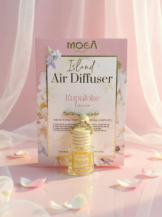 Kupaloke Island Air Diffuser – Tuberose Scent | Hawaiian Car Freshener